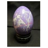 Etched Solid Stone Egg             (Row A Table)