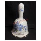 Forget Me Not Alaska Souvenir Bell
