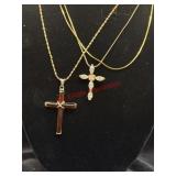 Gold Toned Necklace Lot             (Bookshelf)