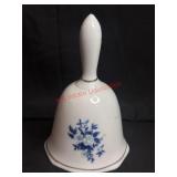 Vtg Cottage Floral Collectable Porcelain bell