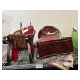 Christmas Fabric Napkin, Plates and more