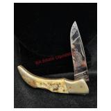 Small Carved Parker Cut co Pocket Knife