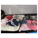 Handmade 18in Doll Clothes with Fabric organizer