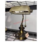 Vintage Bankers Elbowed desk Lamp
