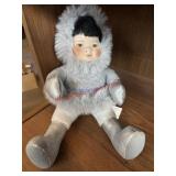 FTD Collectors Series Eskimo Porcelain Stuffed