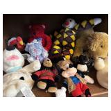 Lot of Vintage Stuffed animals     (Back Toy