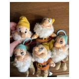 Mattel Snow Whites Dwarf Hangers     (Back Toy