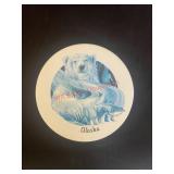 Alaska print coaster (ROW A )
