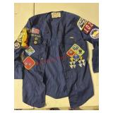 Vtg Boy Scout Shirt with Badges