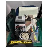 Box lot of Office Items                      (ROW