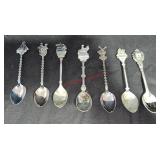 vintage souvenir spoons(ROW C)