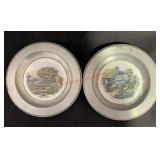 vintage Currier & Ives pewter collector