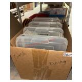 Box Lot of Organizer Totes       (Row F)