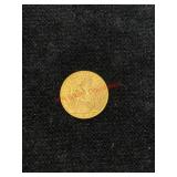 1914- 20 French Francs Gold Coin .186 Troy Ounce