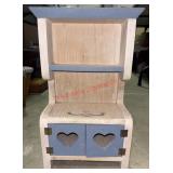 Solid Wood Baby Doll Cabinet      (Row A Let Side