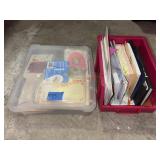 Two Organizers of Vintage Cards      (Row A Let