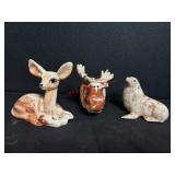 3 Animal Figures Ceramitique Style          (BOOk