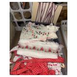Large Lot of White / red and more sewing trim