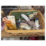 Woven Basket with Sewing and Labeler      (Row B