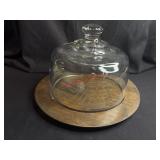 Nautical Etched Cheese Dome