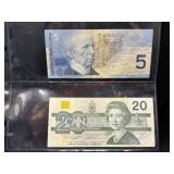 $25 Canadian Face Value Currency