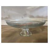 Pedestal Glass Tray      (ROW D Wall Shelves)