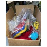 scrap leather and fabric (ROW C)