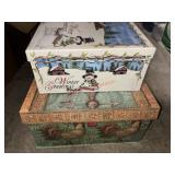 Decorative Storage box with Holidays hand towel