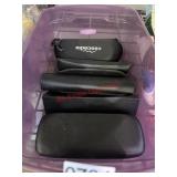 Lidded Organizer with Eye Glass Holders