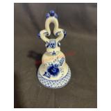 traditional Gzhel porcelain bell(ROW C)