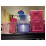 Lot of Lidded Totes and more           (Row F)