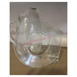 Etched Glass Sailboat Lot      (ROW D Wall
