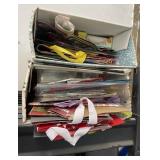 Gift wrapping items lot (ROW E)