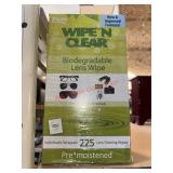 Approx 40 Lense wipes      (Row B Left side