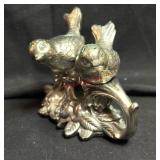 Silver toned Vtg  Bird Salt and Pepper Shakers