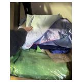 Box of Fabric and Ribbons