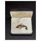 JOJAX Austrian Crystal Dolphin Brooch