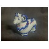 Gzhel porcelain ram (ROW A )
