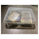 Storage Container with Vintage Frames