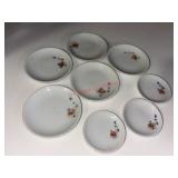 Strombecker Floral Mini Porcelain Plates