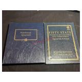 Two Statehood Quarters Booklets with contents