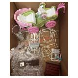 Vintage Barbie Doll Accessories Box lot     (Back