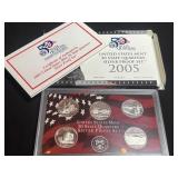2005 Unites States Quarter Silver Proof Set