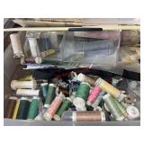 Large Lot of thread/ Bobbins  in Organizer