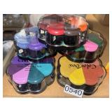 7- Colored Ink Pads for crafts      (Row B Left