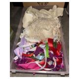 Ribbon, Shoe laces and Doily's lot      (Row B