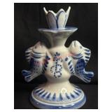 GZHEL Russian Porcelain Candle Holder