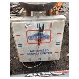 Brigs and Stratton Shop Clock For Untested