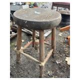 Primitive Milking Stool     (OUTBACK COVERED