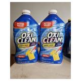 Two 56 ounce oxyclean stain removerBox truck